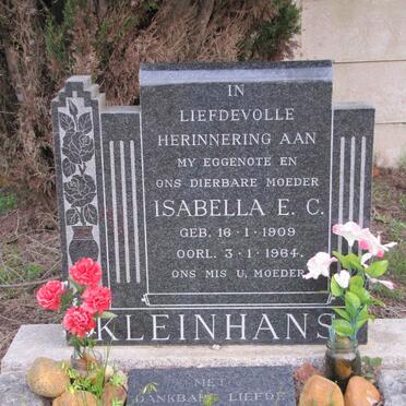 KLEINHANS Isabella E.C. 1909-1964