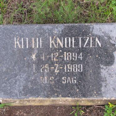 KNOETZEN Kittie 1894-1989