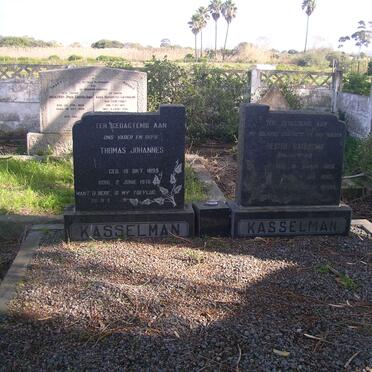 KASSELMAN Thomas Johannes 1895-1978 &amp; Hester Catharina VAN TONDER 1908-1962