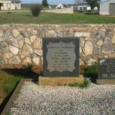 JAGER Pieter Herodus, de 188?-19??