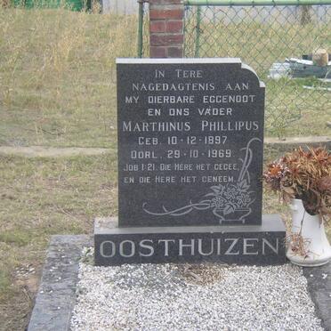 OOSTHUIZEN Marthinus Phillipus 1897-1969