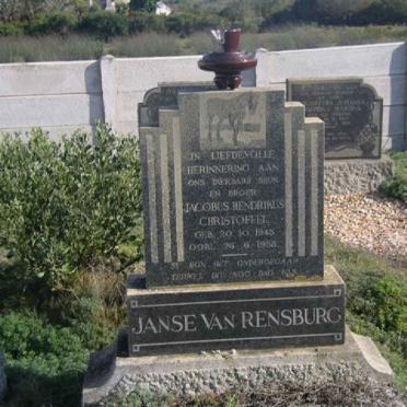 RENSBURG Jacobus Hendrikus, Janse van 1945-1958