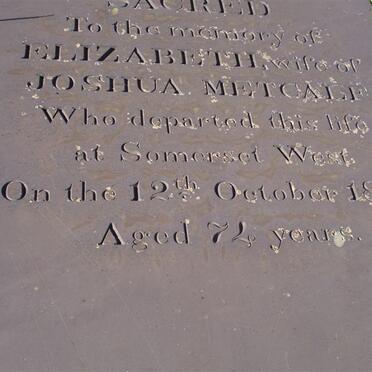 METCALF Elizabeth -1856