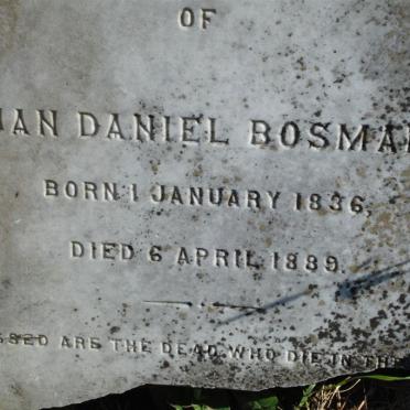 BOSMAN Jan Daniel 1836-1889