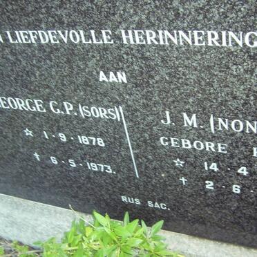 ? George G.P. 1878-1973 &amp; J.M. KROHN 1897-1980