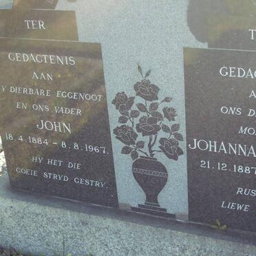 ? John 1884-1967 &amp; Johanna LOOTS 1887-1970