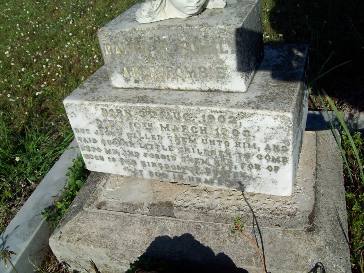 ABERCROMBIE Ralph W. Romily  1902-1906