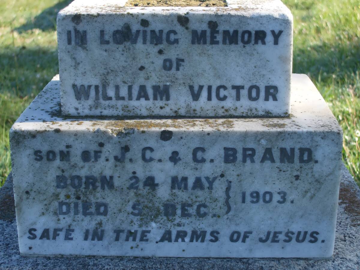 BRAND William Victor 1903-1903