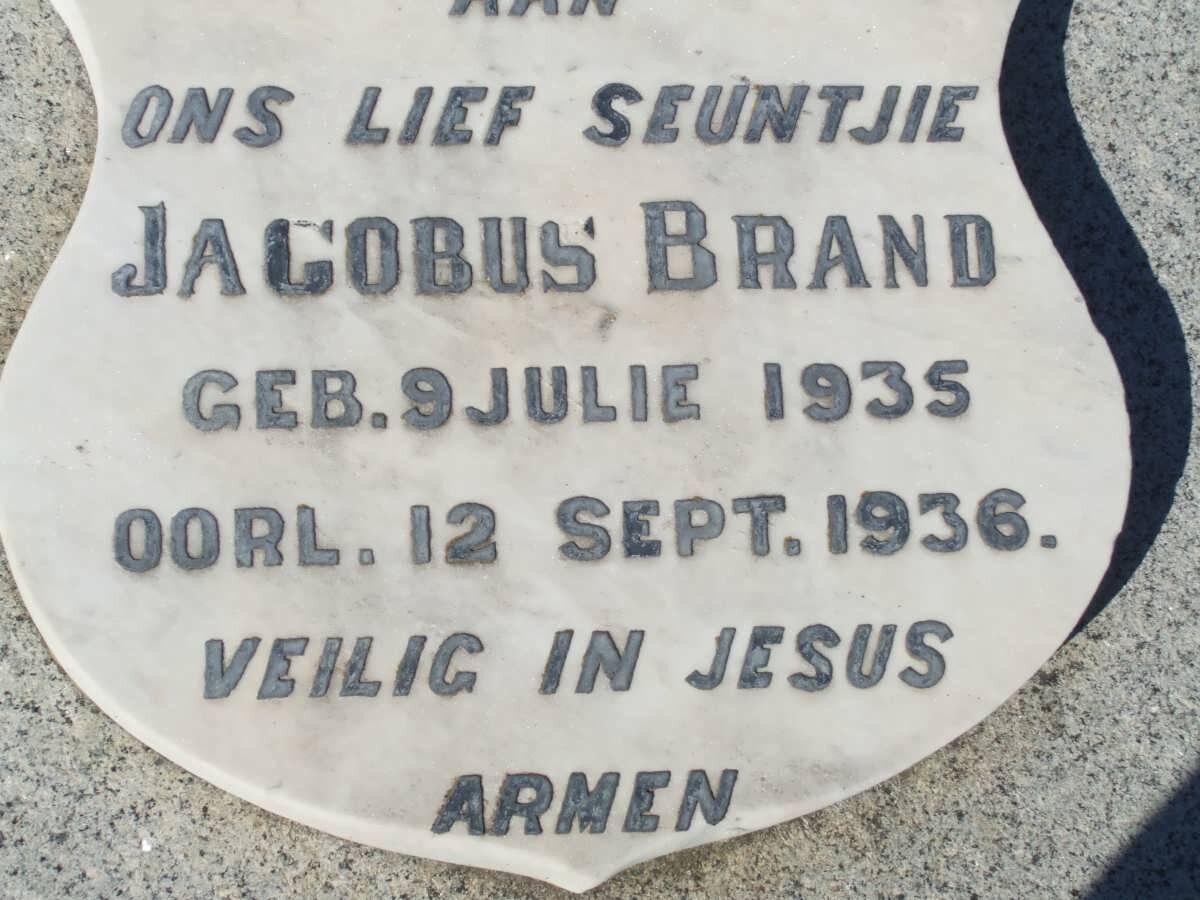 BRAND Jacobus 1935-1936