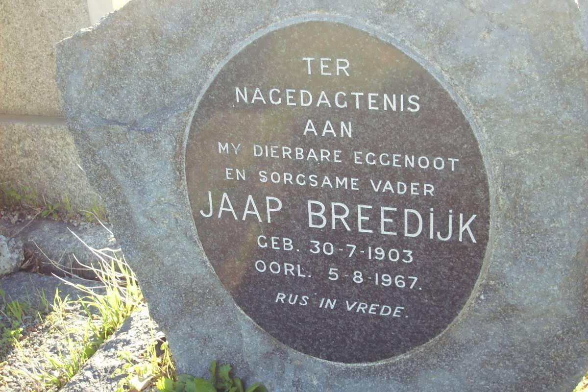 BREEDIJK Jaap 1903-1967