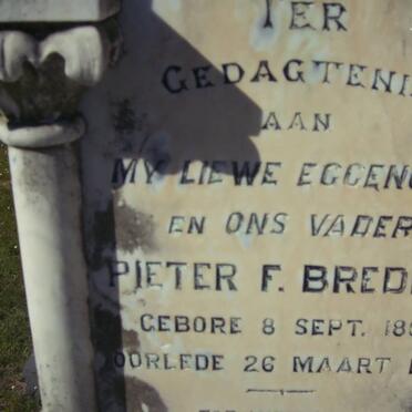 BREDELL Pieter F. 1861-1921