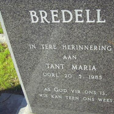 BREDELL Maria -1985