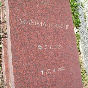 BREUNISSEN Franckie 1929-1994