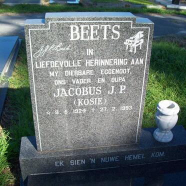 BEETS Jacobus J.P. 1924-1993