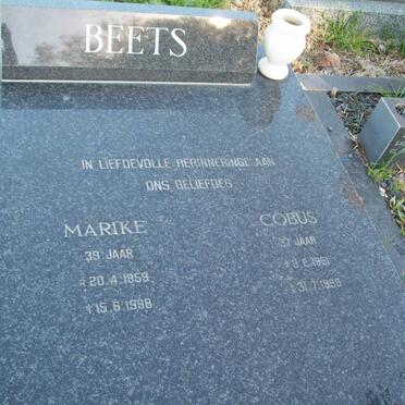 BEETS Cobus 1961-1999 :: BEETS Marika 1959-1998