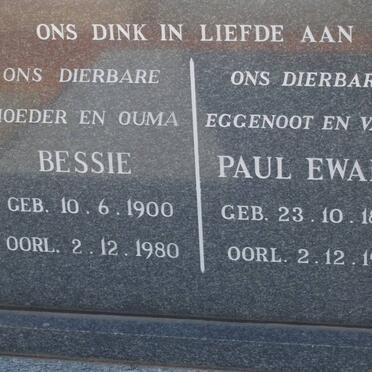 BIESENBACH Paul Ewald 1899-1971 &amp; Bessie 1900-1980