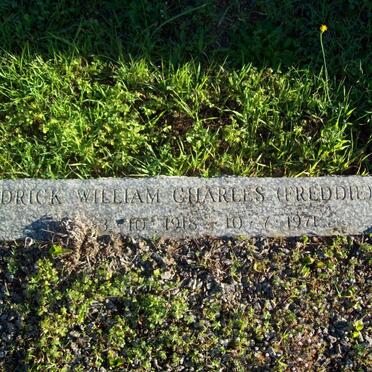 BANCE Fredrick William Charles 1918-1971