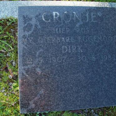 CRONJE Dirk 1907-1983