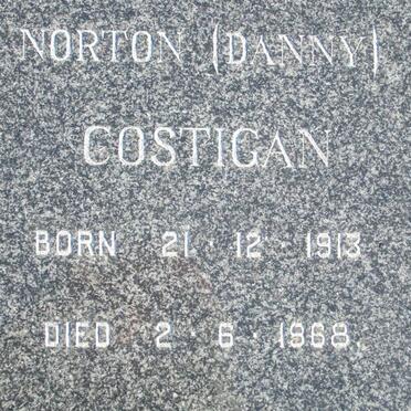 COSTIGAN Norton 1913-1968