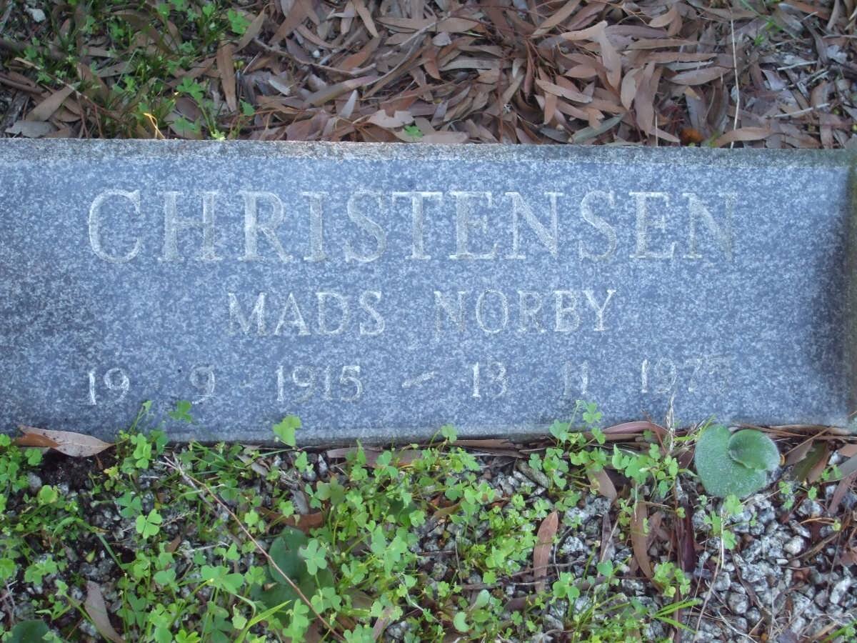 CHRISTENSEN Mads Norby 1915-1970