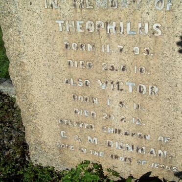 DUNMAN Theophilus 1905-1910 :: DUNMAN Victor 1911-1912