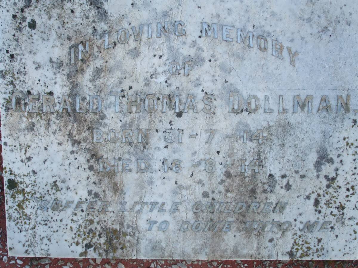 DOLLMAN Gerald Thomas 1914-1914