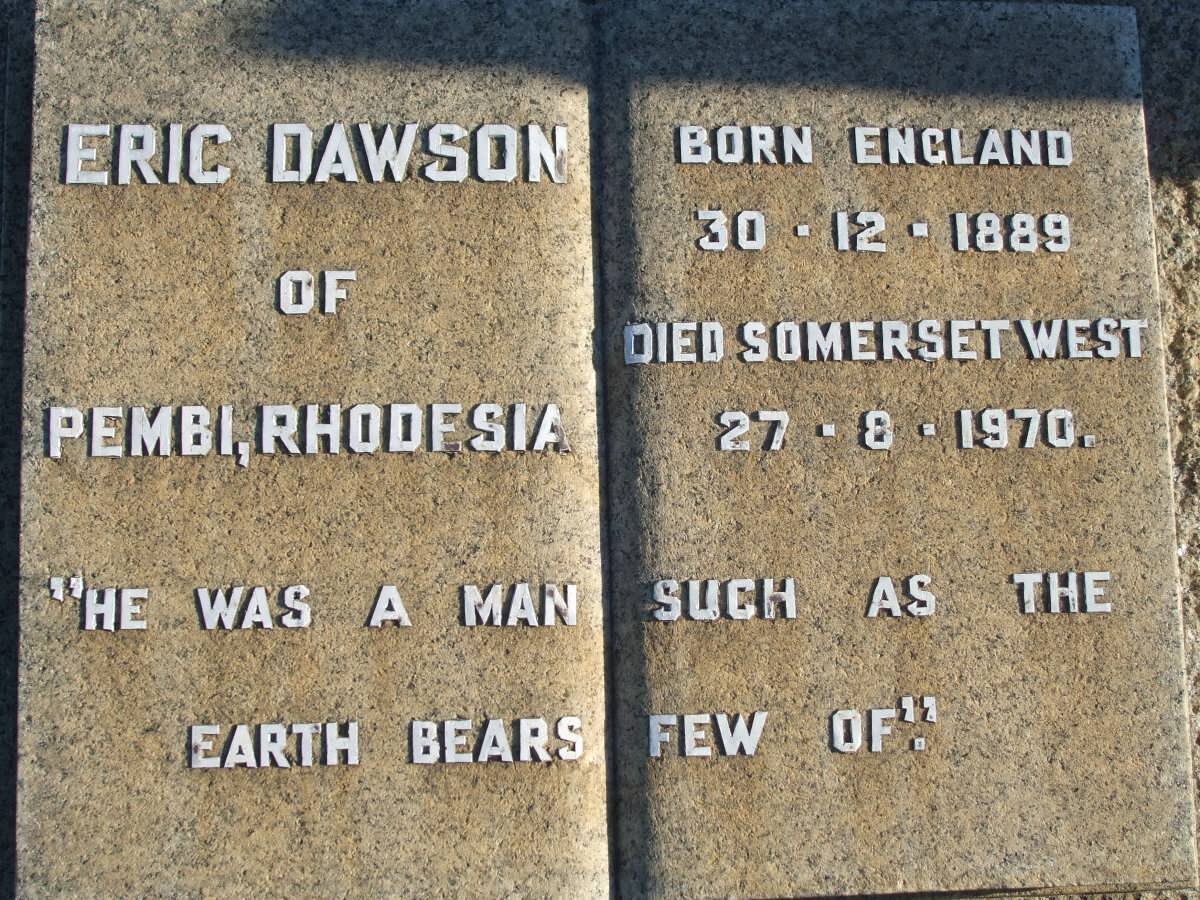 DAWSON Eric 188-1970