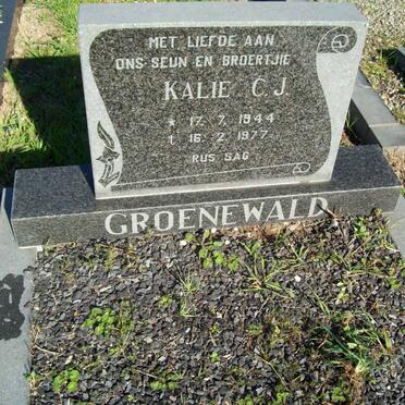GROENEWALD Kalie C.J. 1944-1977