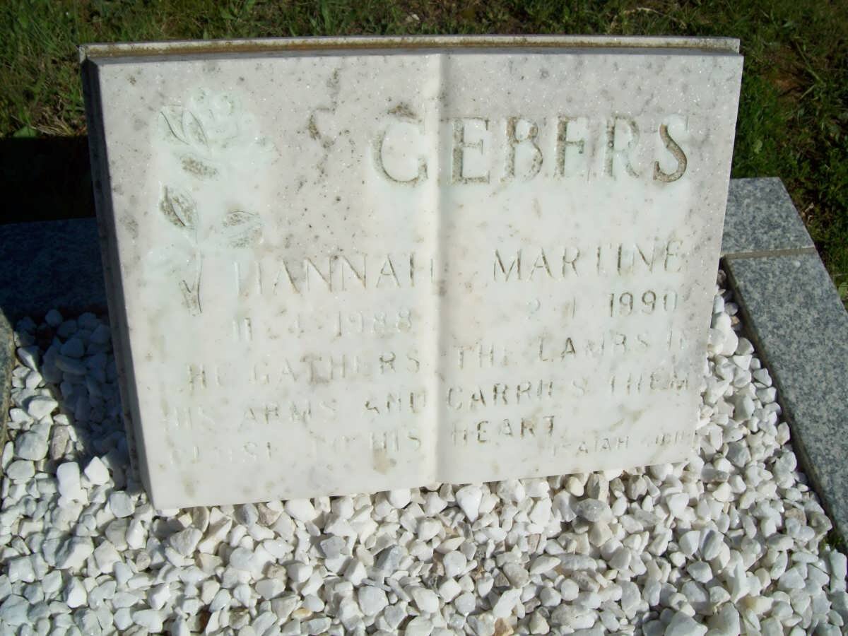 GEBERS Hannah Mariane 1988-1990