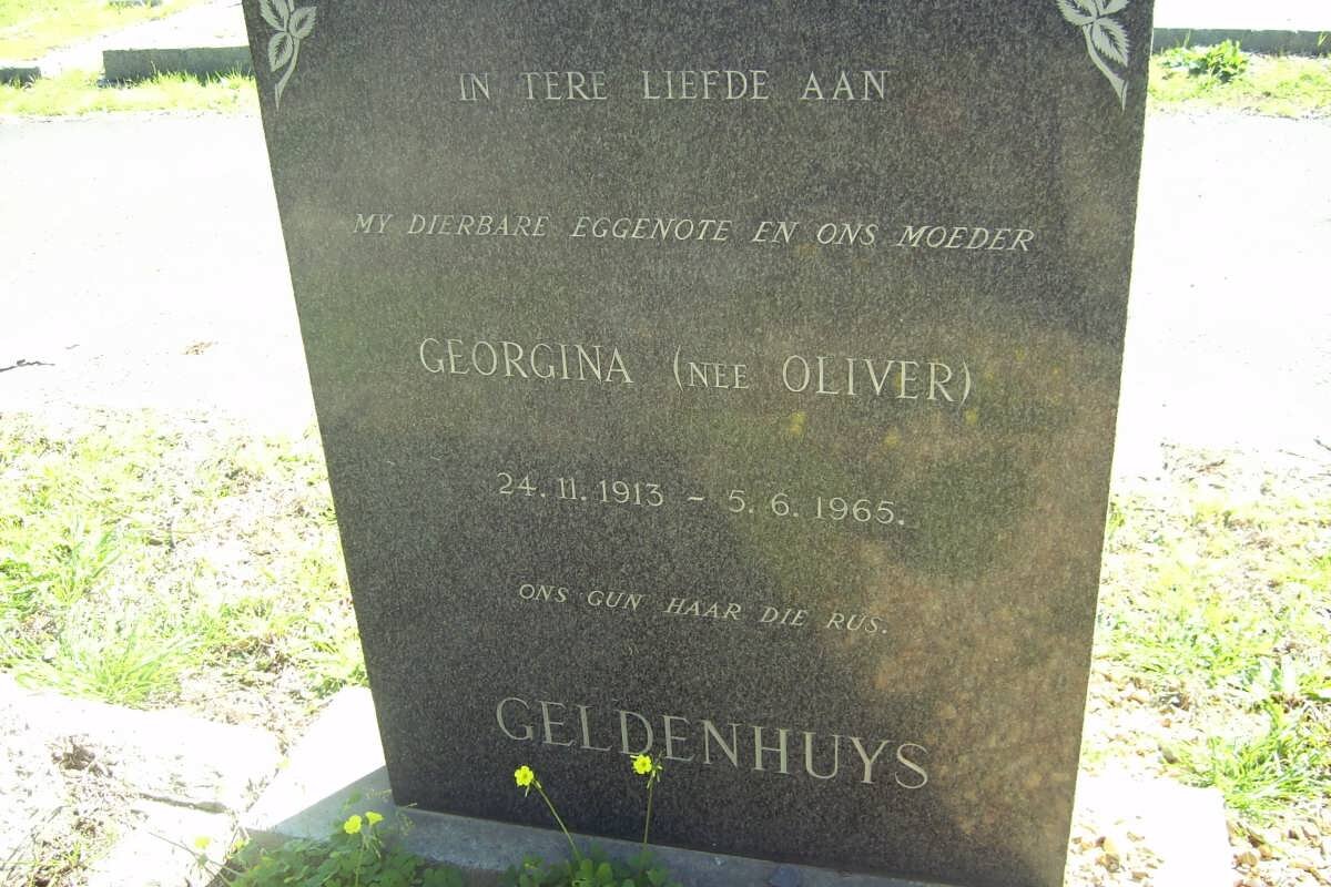 GELDENHUYS Georgina nee OLIVIER 1913-1965
