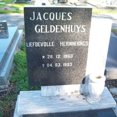 GELDENHUYS Jacques 1963-1993