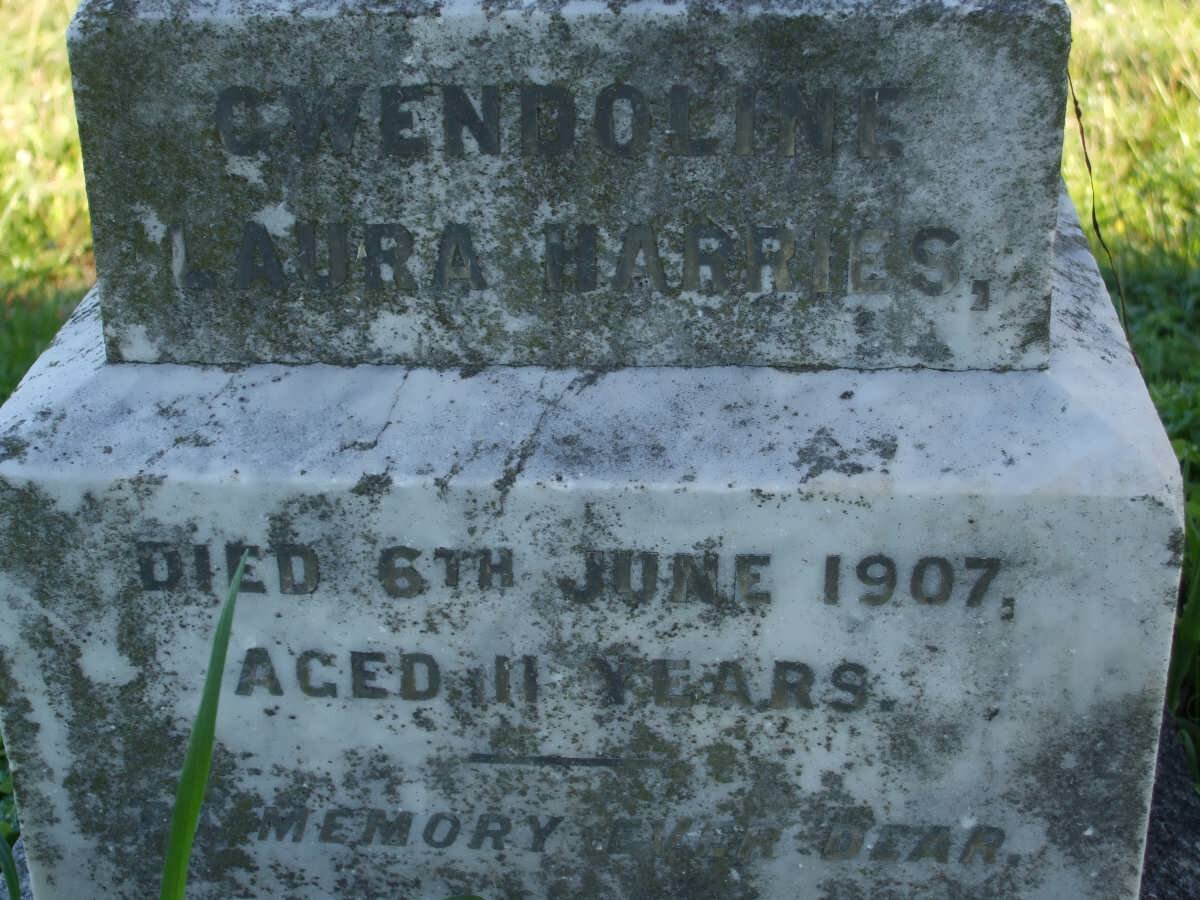 HARRIES Gwendoline Laura  -1907