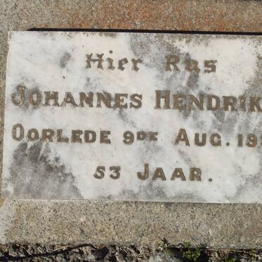 HENDRIKSZ Johanens -1935