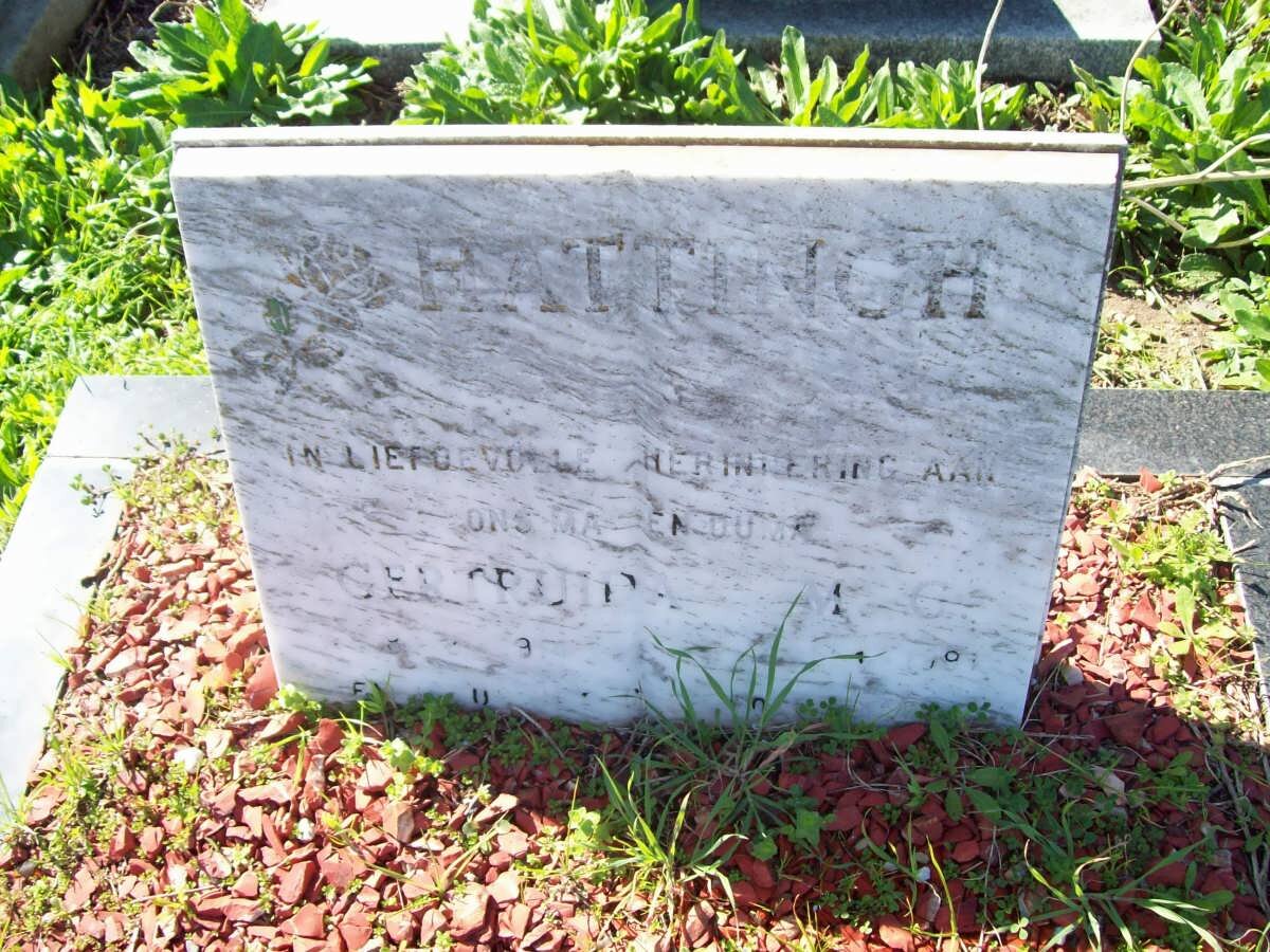 HATTINGH Gertruida M.G. 1914-1991