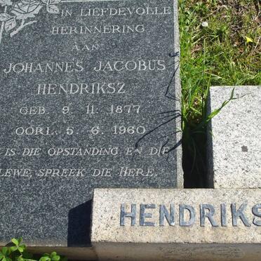 HENDRIKSZ Johannes Jacobus 1877-1960