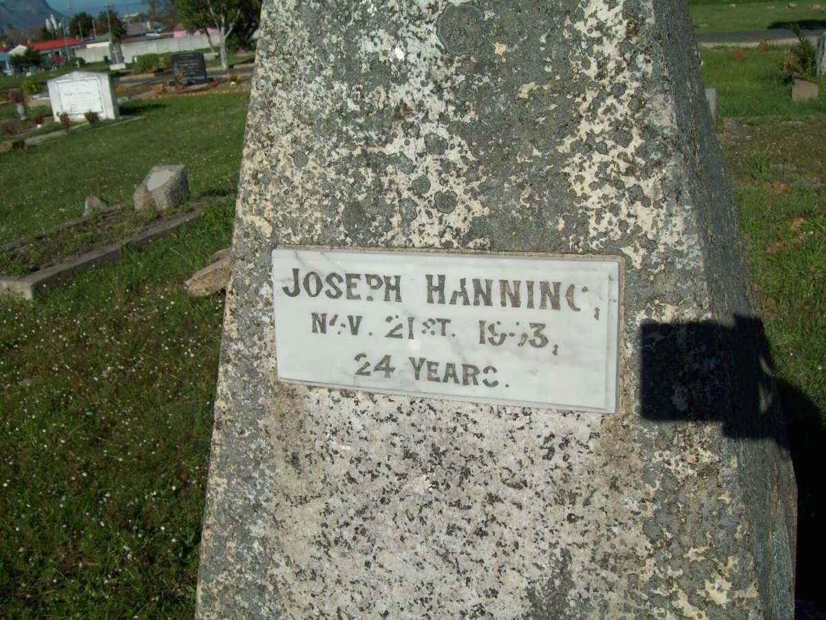 HANNING Joseph -1903