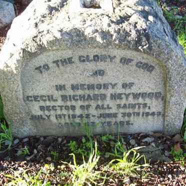 HEYWOOD Cecil Richard