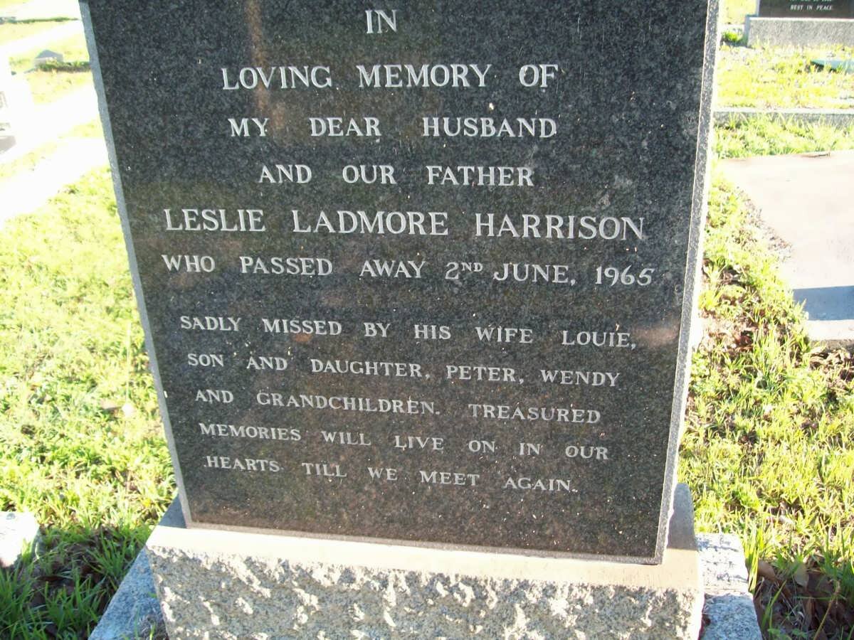 HARRISON Leslie Ladmore -1965