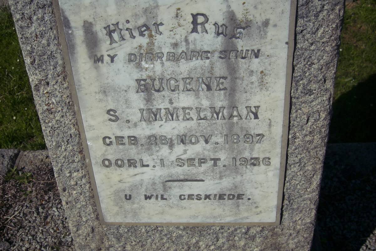 IMMELMAN Eugene 1897-1936