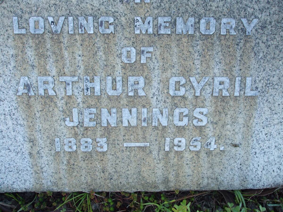 JENNINGS Arthur Cyril 1883-1954
