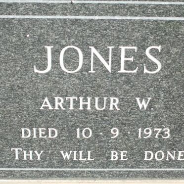 JONES Arthur W. -1973