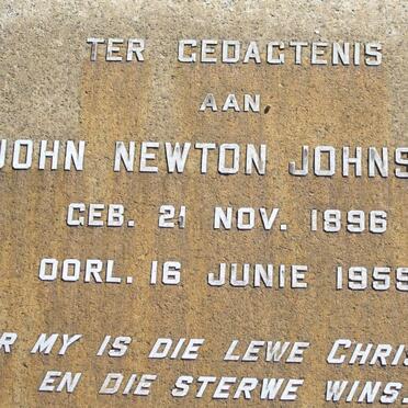 JOHNSON John Newton 1896-1959