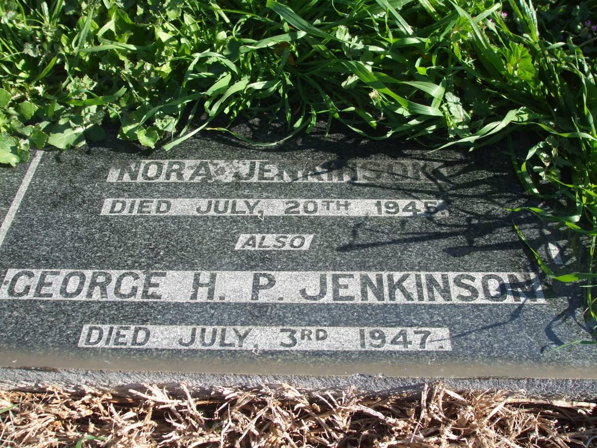 JENKINSON George H.P. -1947 &amp; Nora -1945
