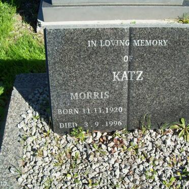 KATZ Morris 1920-1996