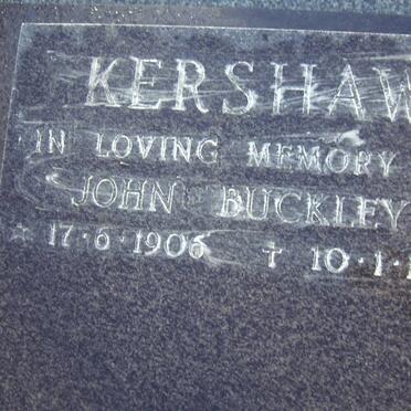 KERSHAW John Buckley 1906-1982