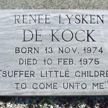 KOCK Renee Lysken, de 1974-1975