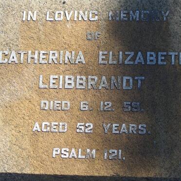 LEIBRANDT Catherina Elizabeth -1959