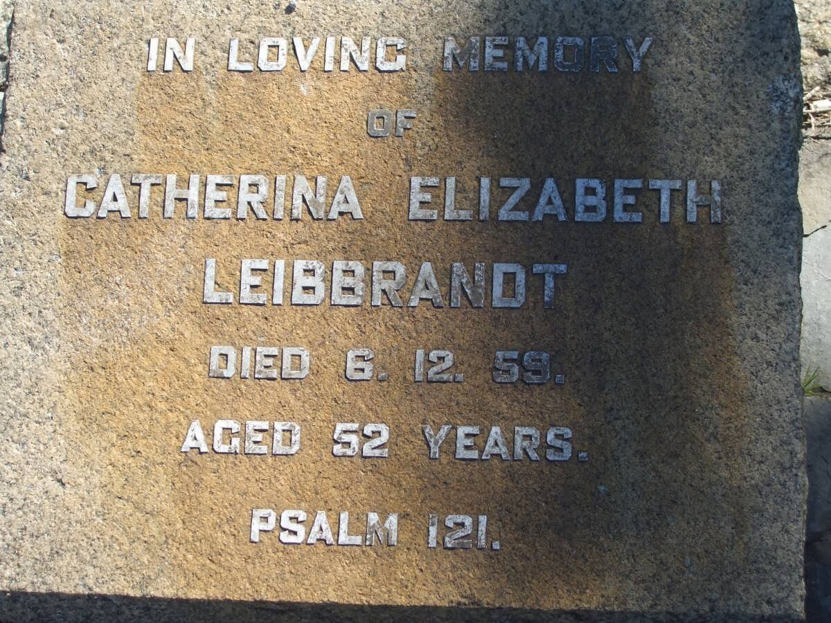 LEIBRANDT Catherina Elizabeth -1959