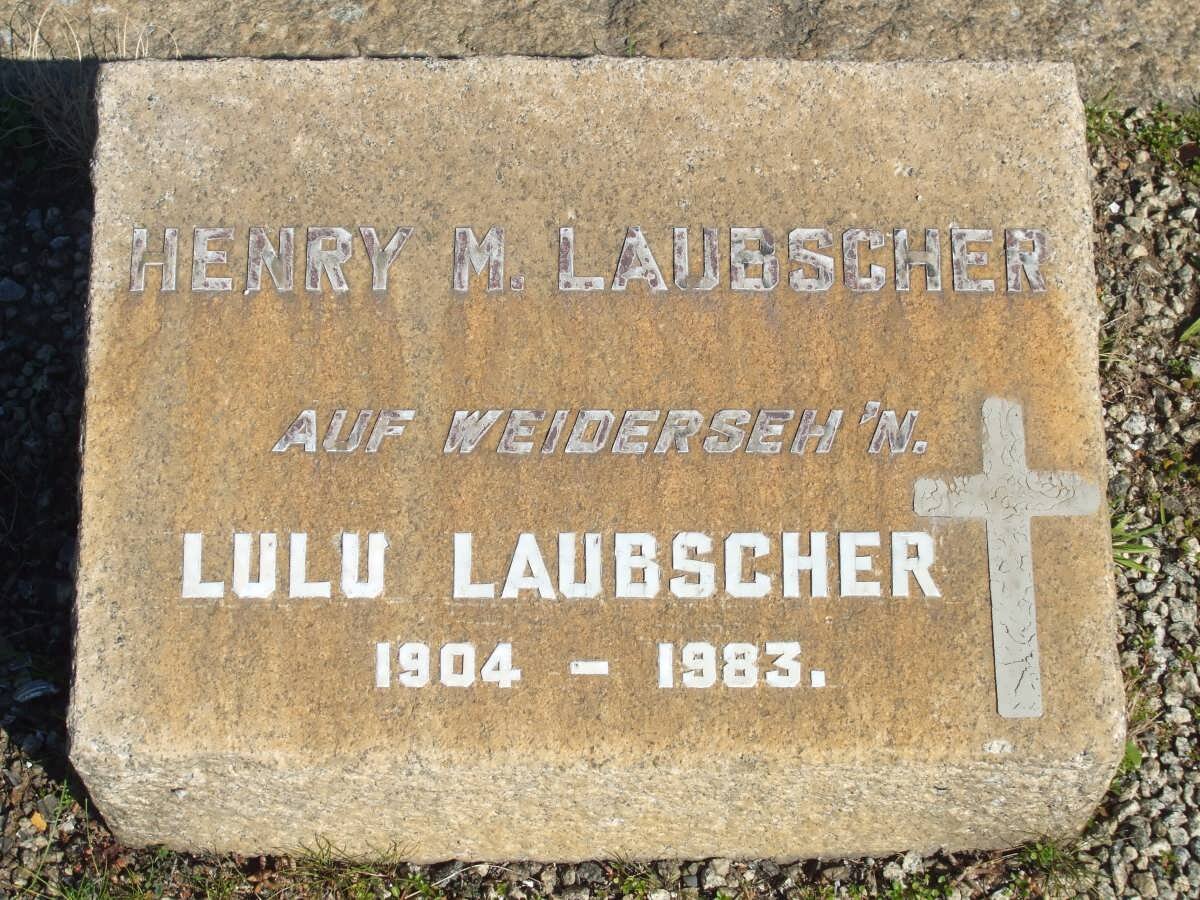 LAUBSCHER Henry M. 1904-1983