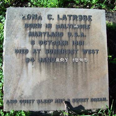 LATROBE Edna C. 1881-1949